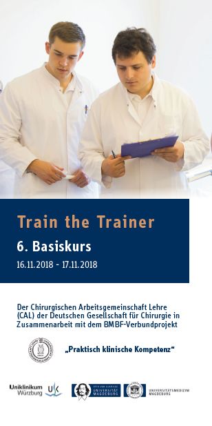 Cover Flyer 6. Basiskurs Train the Trainer Nov. 2018